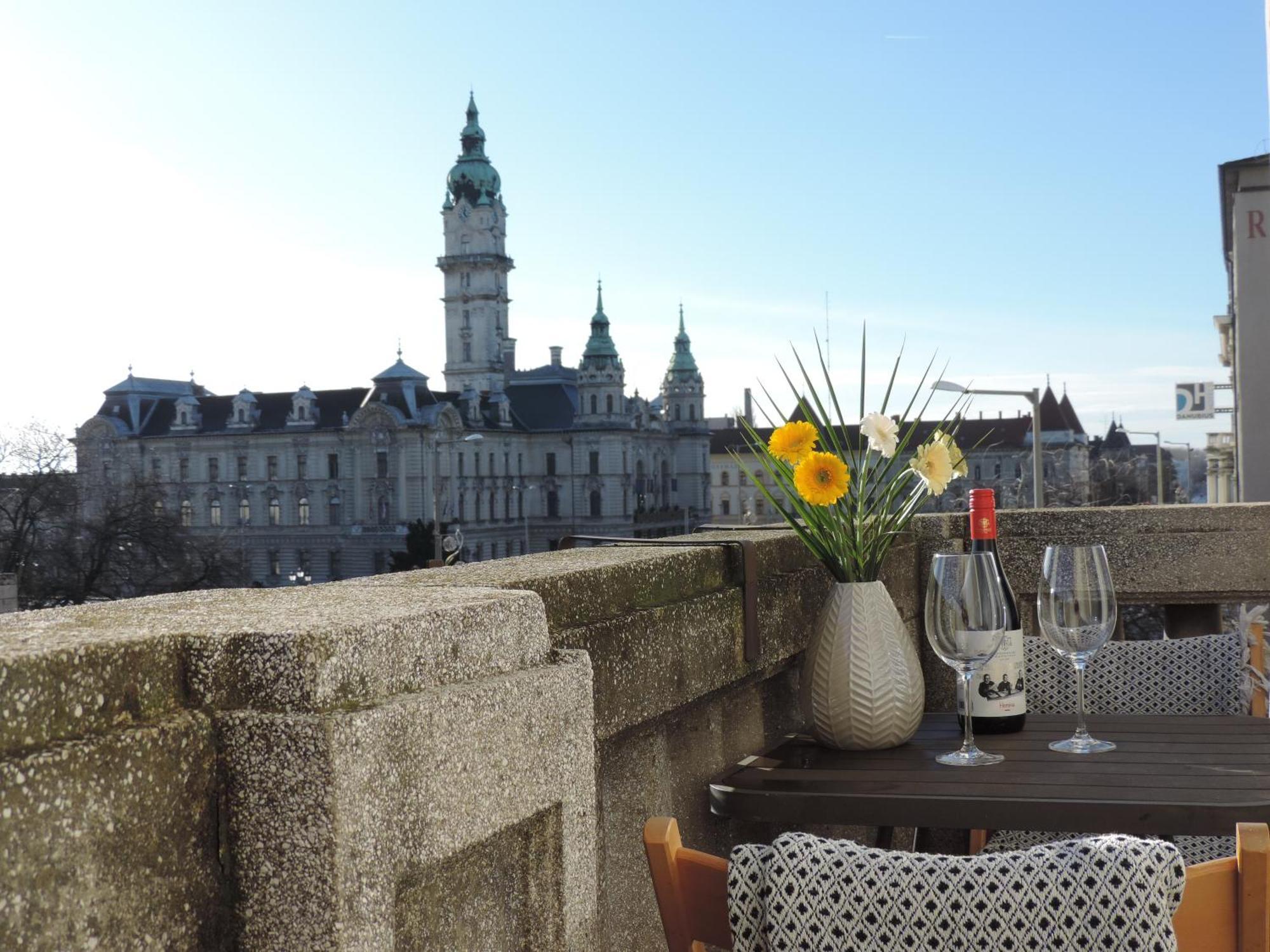 Loggia Apartman Ráb Exteriér fotografie